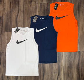 Kit com 3 regatas nike dri-fit
