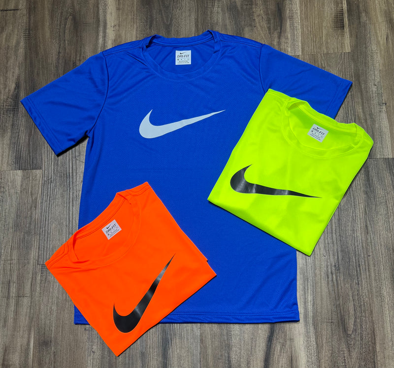 Kit com 3 camisetas nike dri-fit