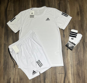 Oferta Kit adidas camiseta shorts e meia