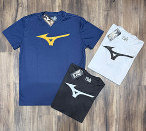 Kit com 3 camisetas mizuno dri-fit