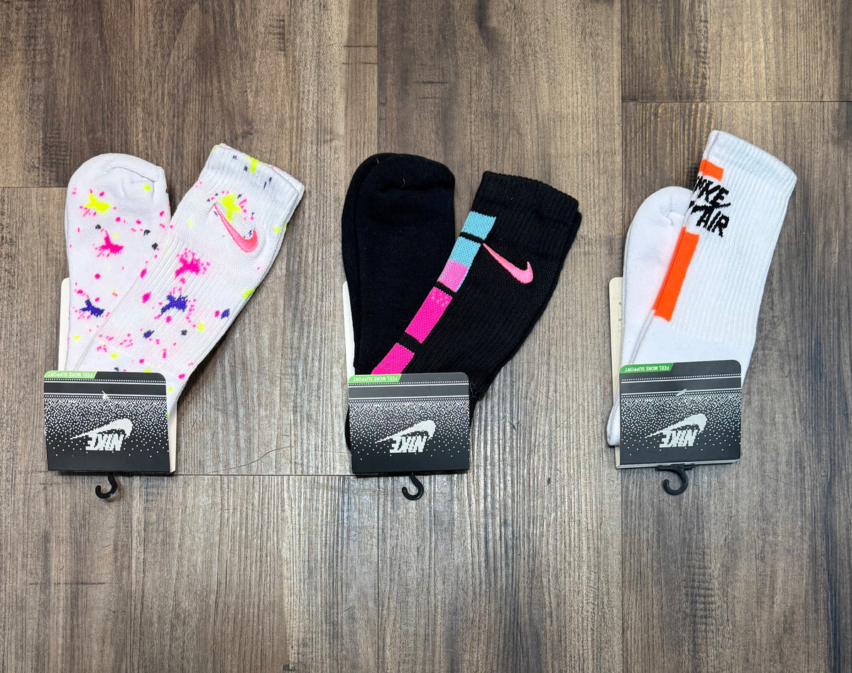 Kit 3 Pares de meias longas Algodão - Nike