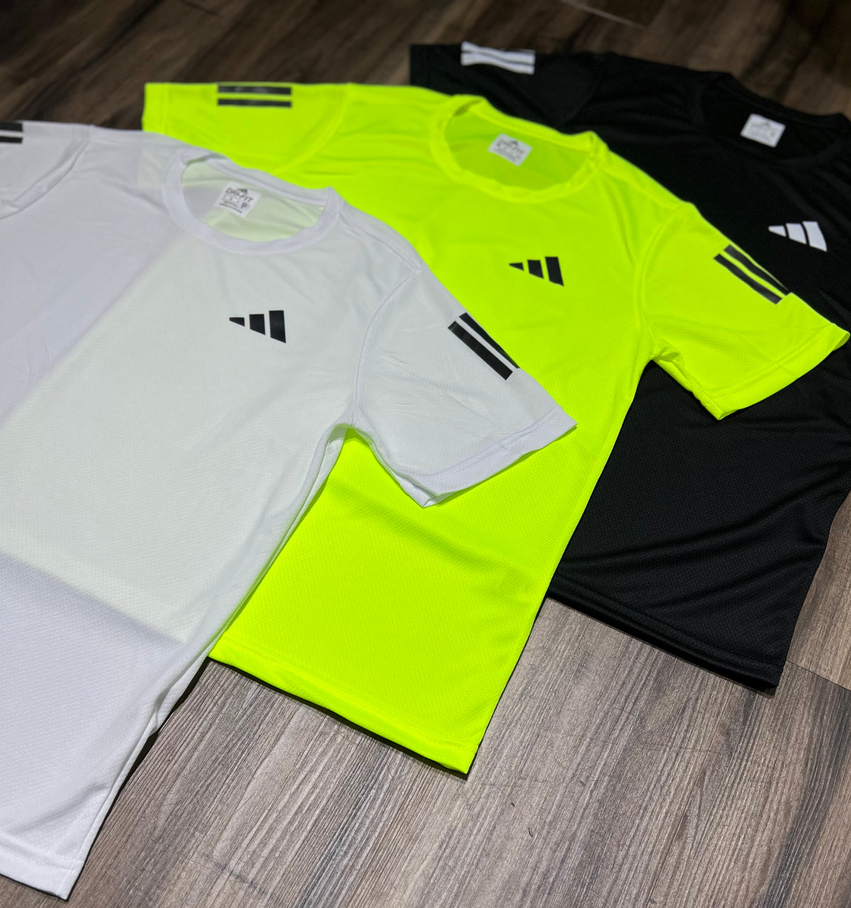 Kit com 3 camisetas dri-fit adidas