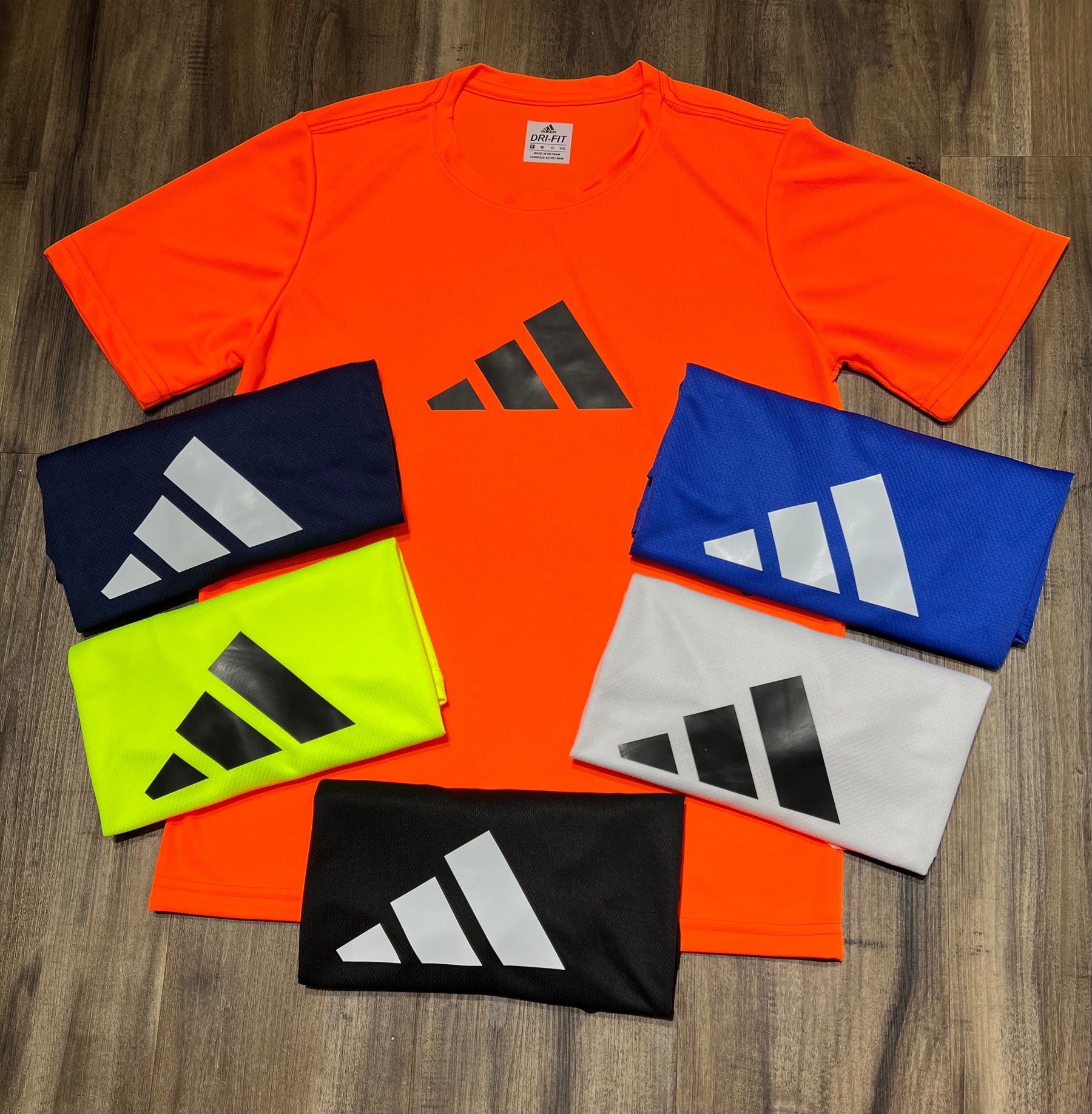 Kit especial com 6 camiseta adidas dri-fit