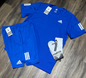 Oferta Kit adidas camiseta shorts e meia