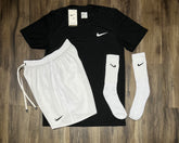 Oferta Kit nike camiseta shorts e meia