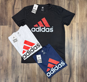 Kit com 3 camisetas adidas dri-fit