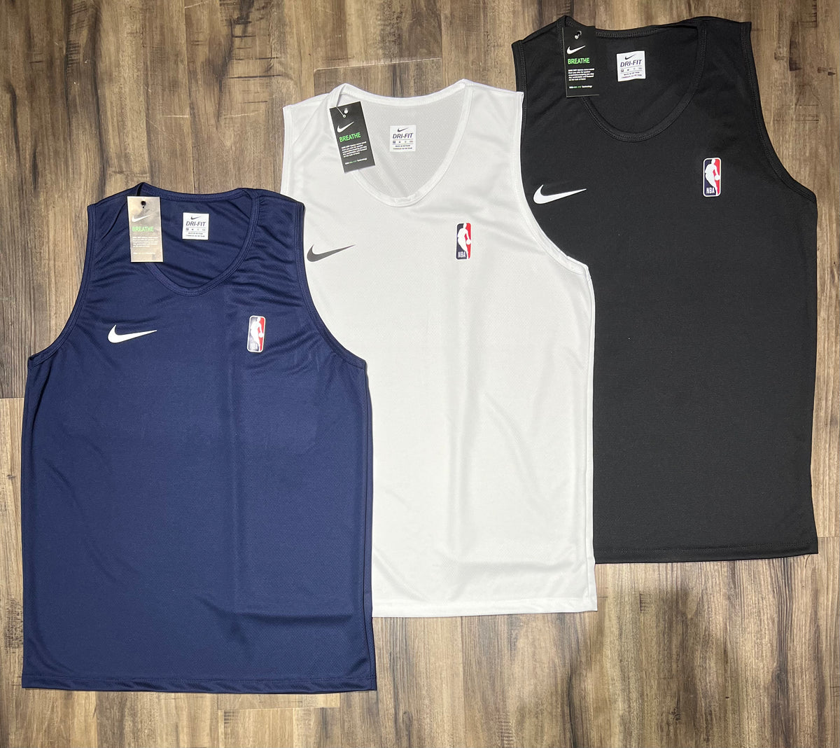 Kit com 3 regatas (NBA) dri-fit