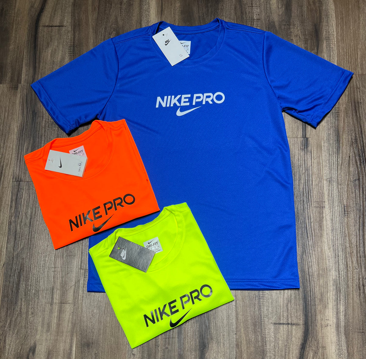 Kit com 3 camisetas nike dri-fit