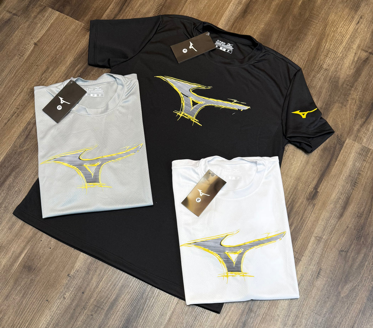 Kit com 3 camisetas dri-fit Mizuno