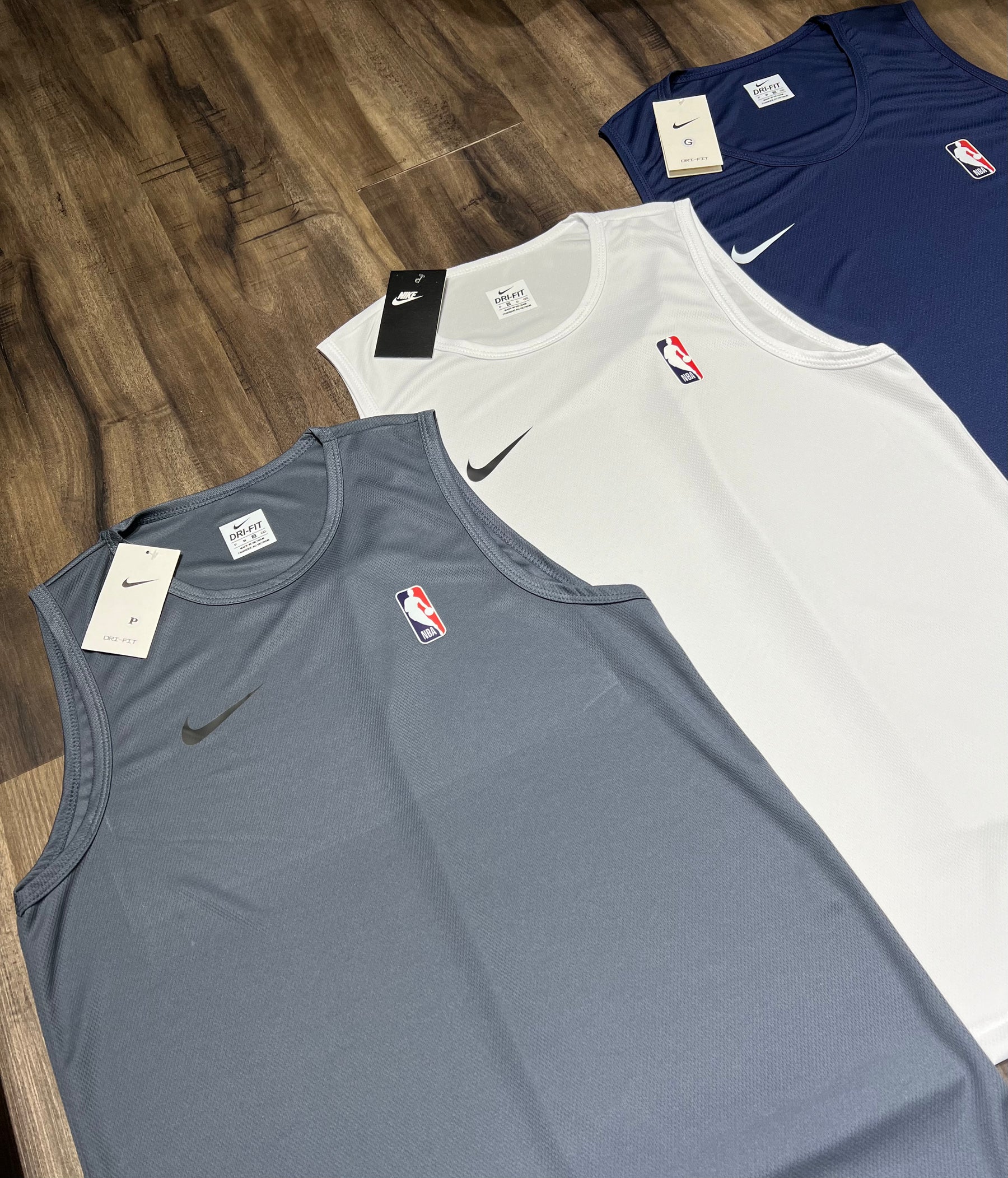 Kit com 3 regatas (NBA) dri-fit