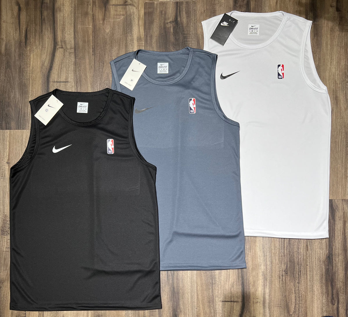Kit com 3 regatas (NBA) dri-fit
