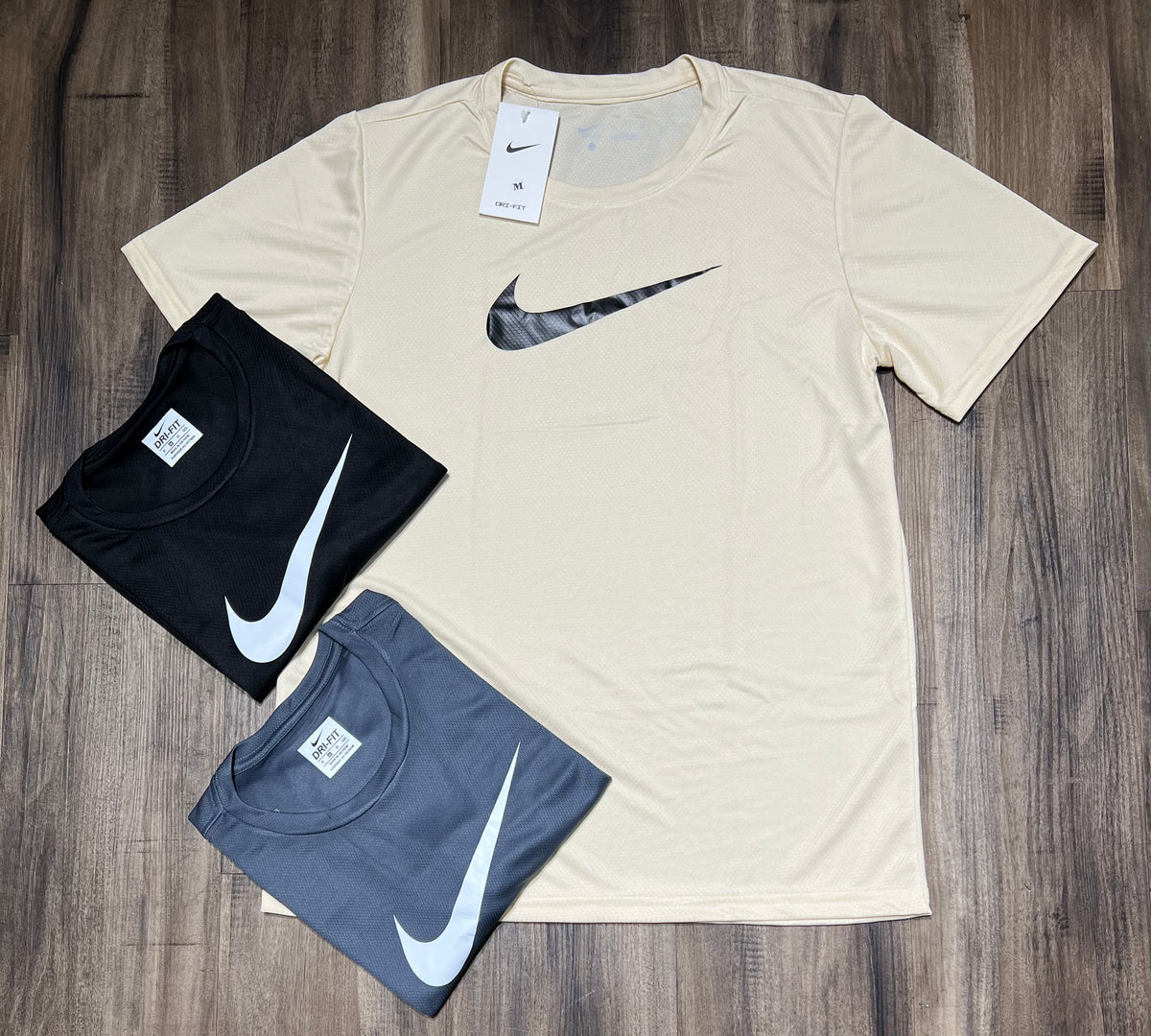 Kit com 3 camisetas nike dri-fit
