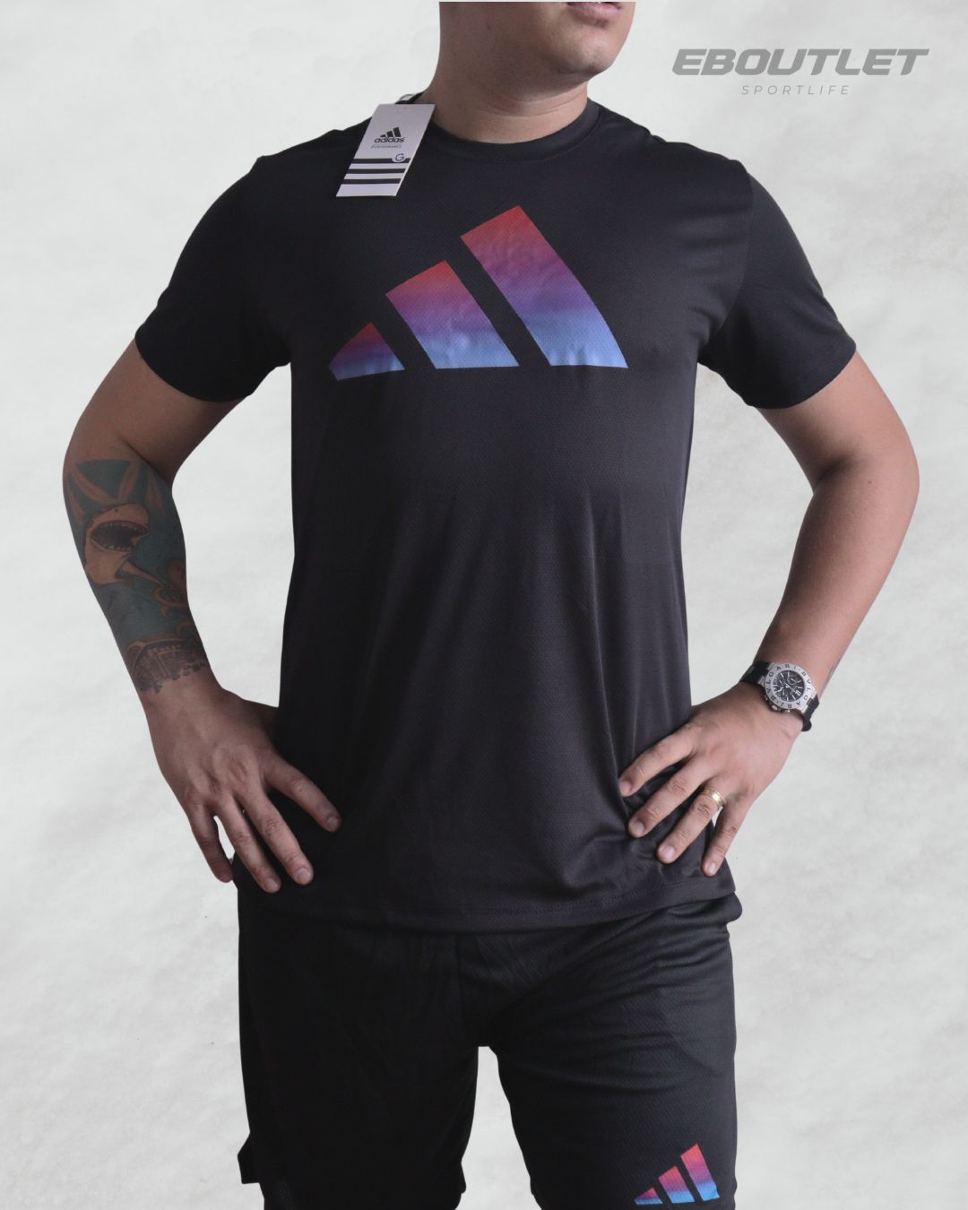 Conjunto Dri-Fit: Camiseta + Shorts - Adidas