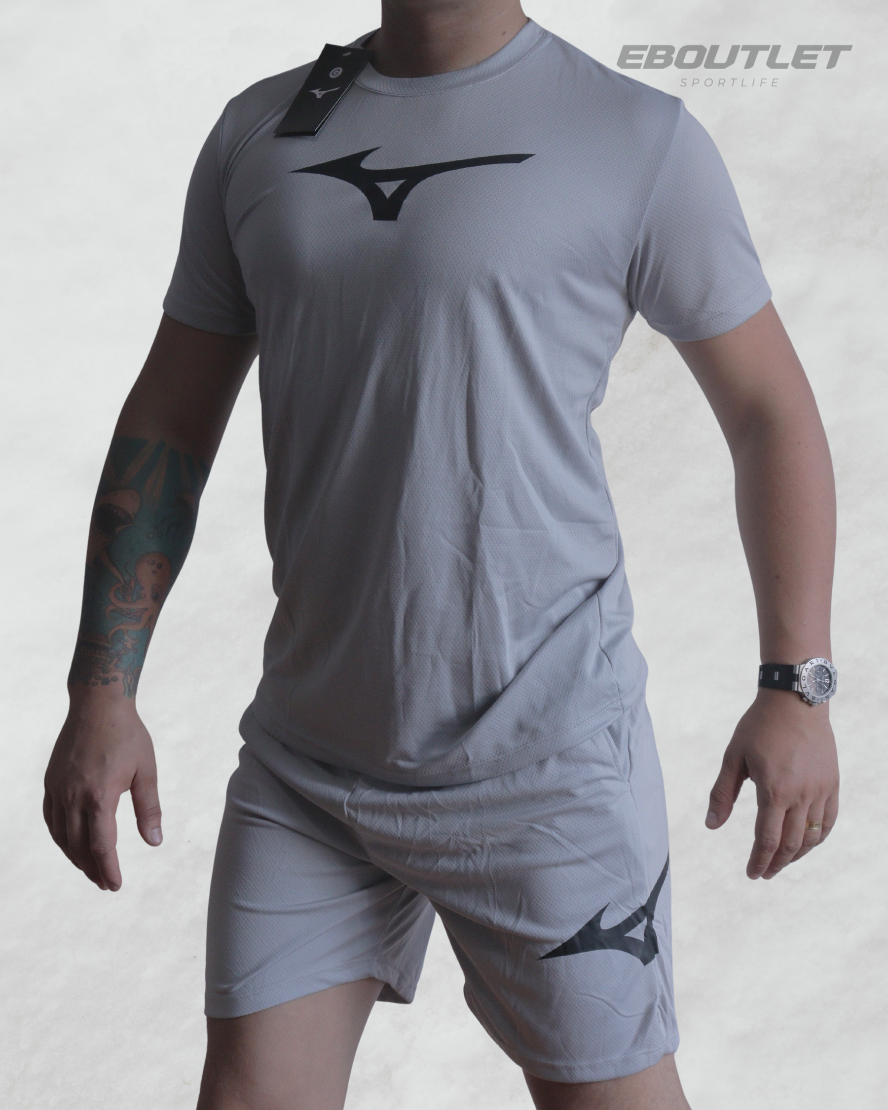 Conjunto Dri-Fit: Camiseta + Shorts - Mizuno