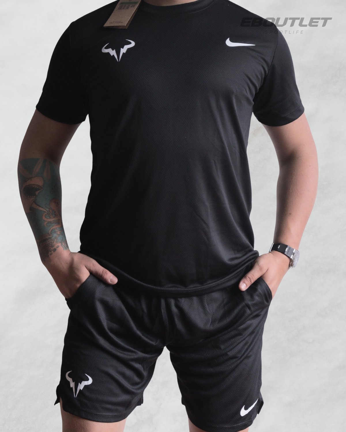 Conjunto Dri-Fit: Camiseta + Shorts - Nike / R. Nadal