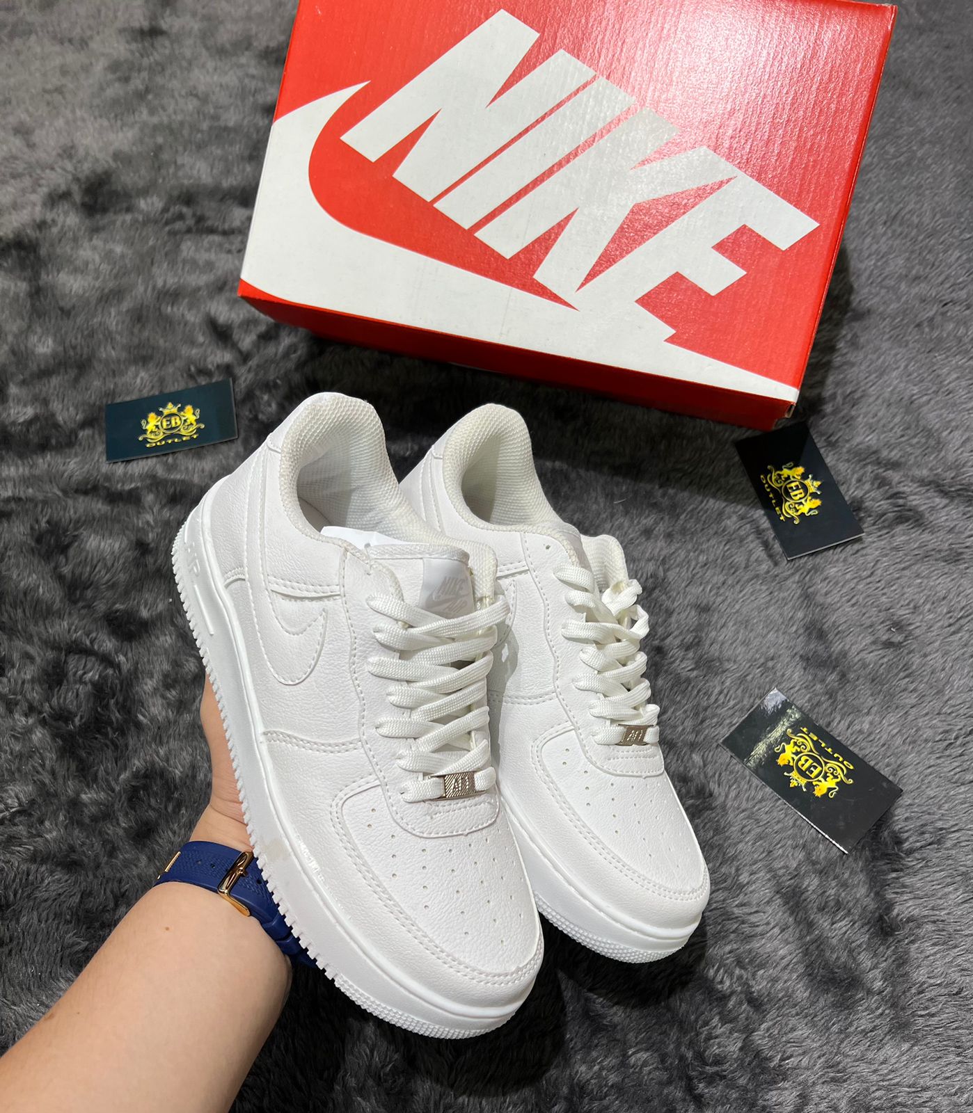 Air Force White lançamento + relógio de Brinde