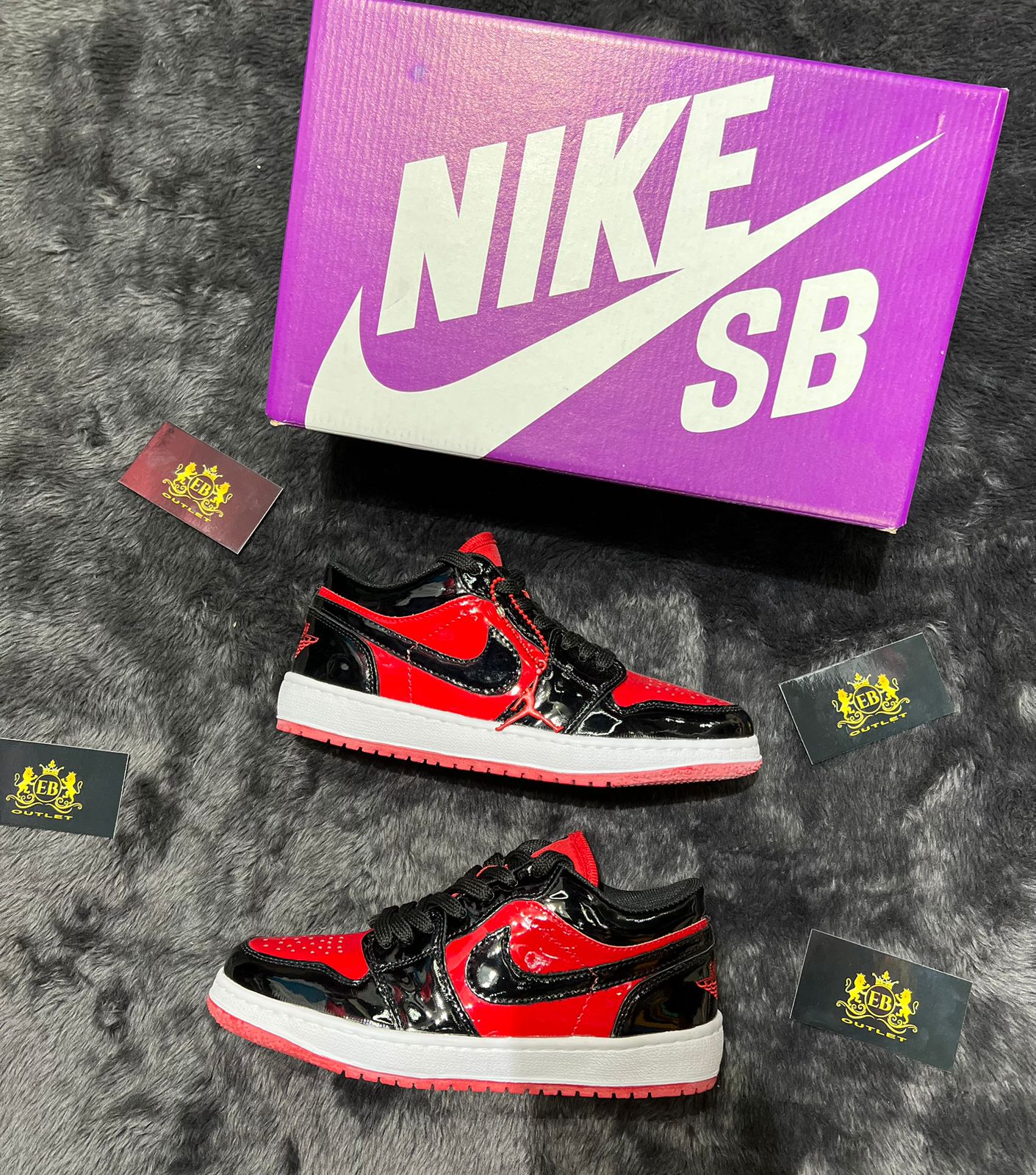 Jordan 1 Low  Vermelho Lançamento + relógio de Brinde