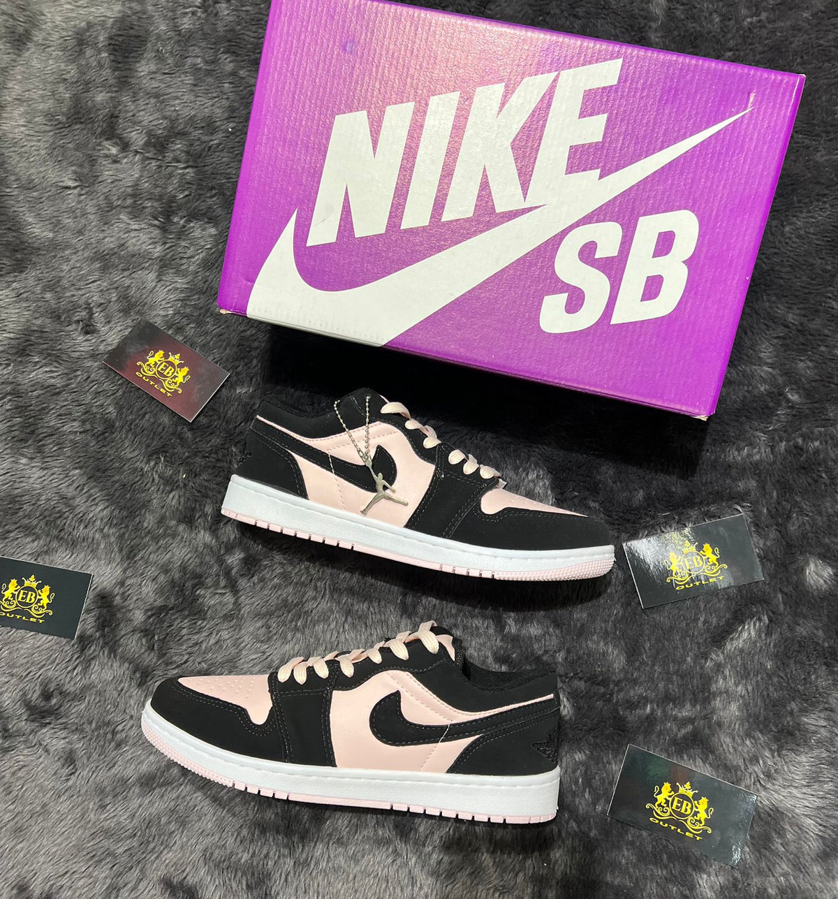 Jordan 1 Low Rosa Lançamento + relógio de Brinde
