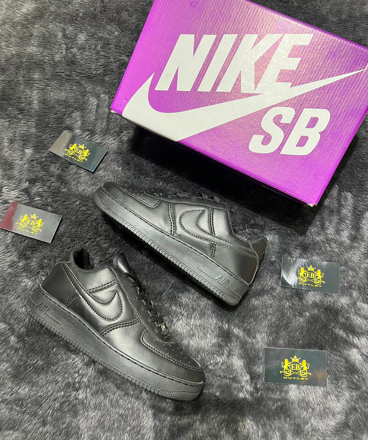 Air Force Preto lançamento + Relógio de Brinde