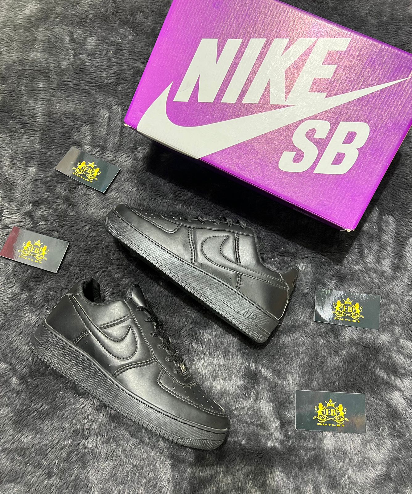 Air Force Preto lançamento + Relógio de Brinde