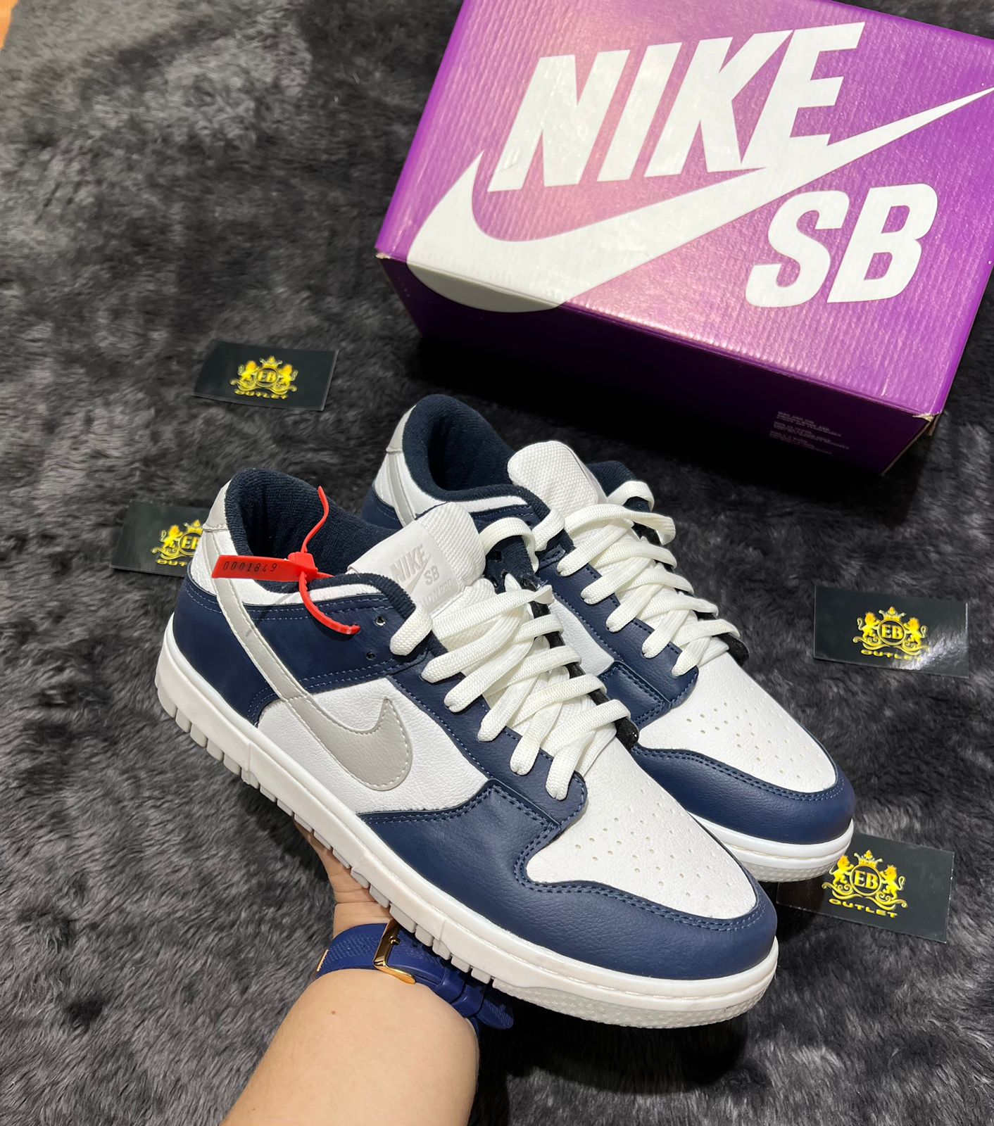 Dunk Low Azul Marinho lançamento + Relógio de Brinde