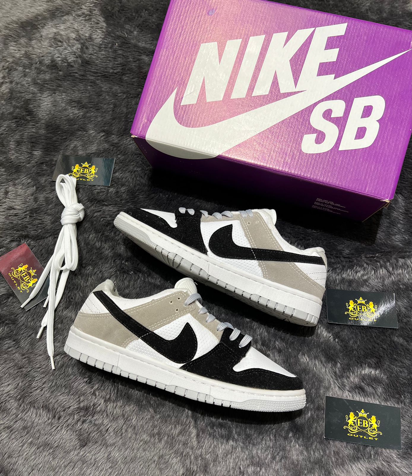 Dunk Low Grey lançamento + relógio de brinde