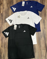 Kit com 3 camisetas dri-fit adidas