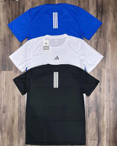 Kit com 3 camisetas dri-fit adidas