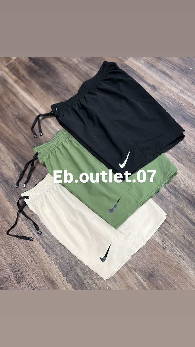 Bermuda Shorts dri-fit nike kit 3 unidades