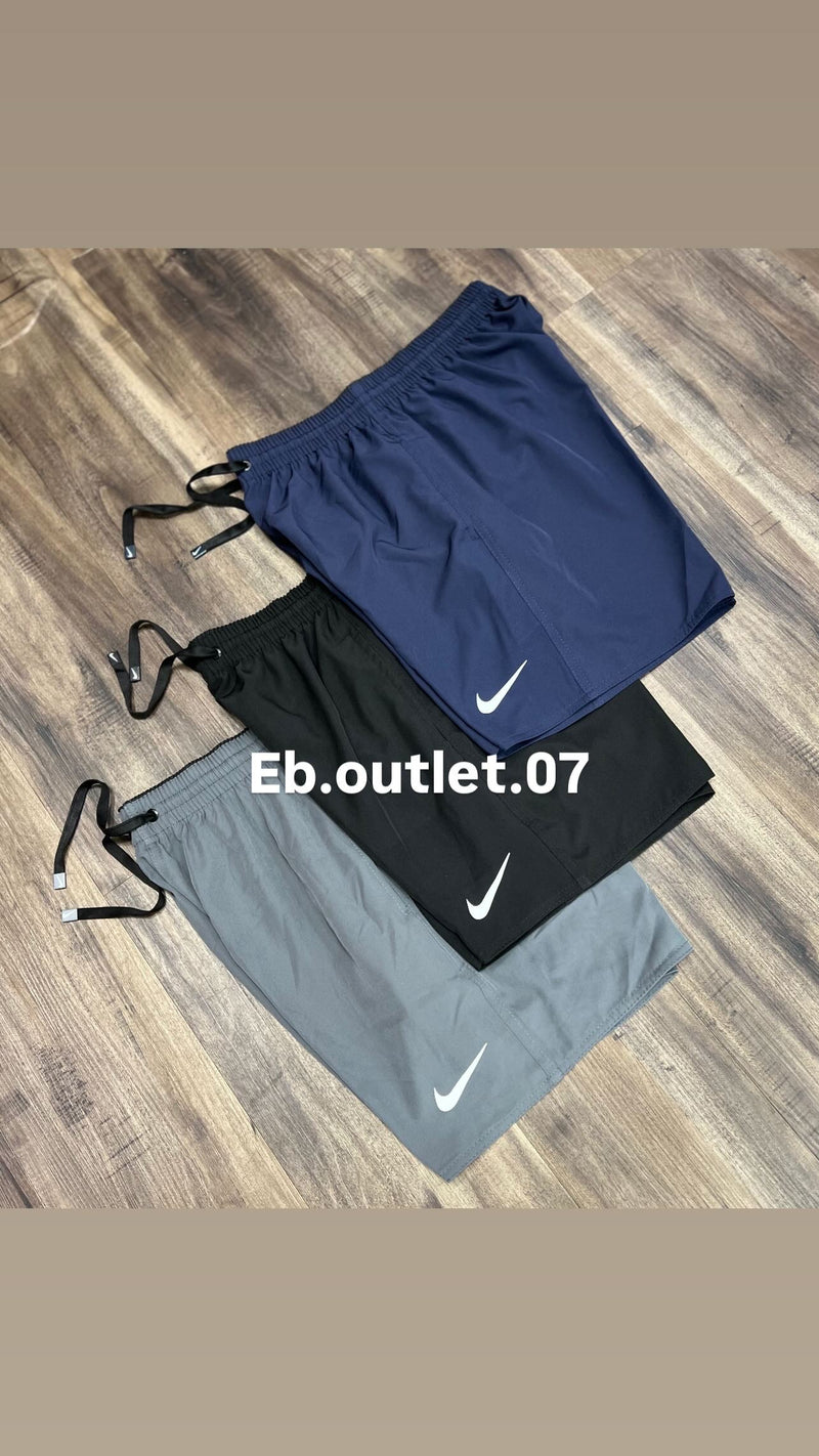 bermuda Shorts dri-fit nike kit 3 unidades