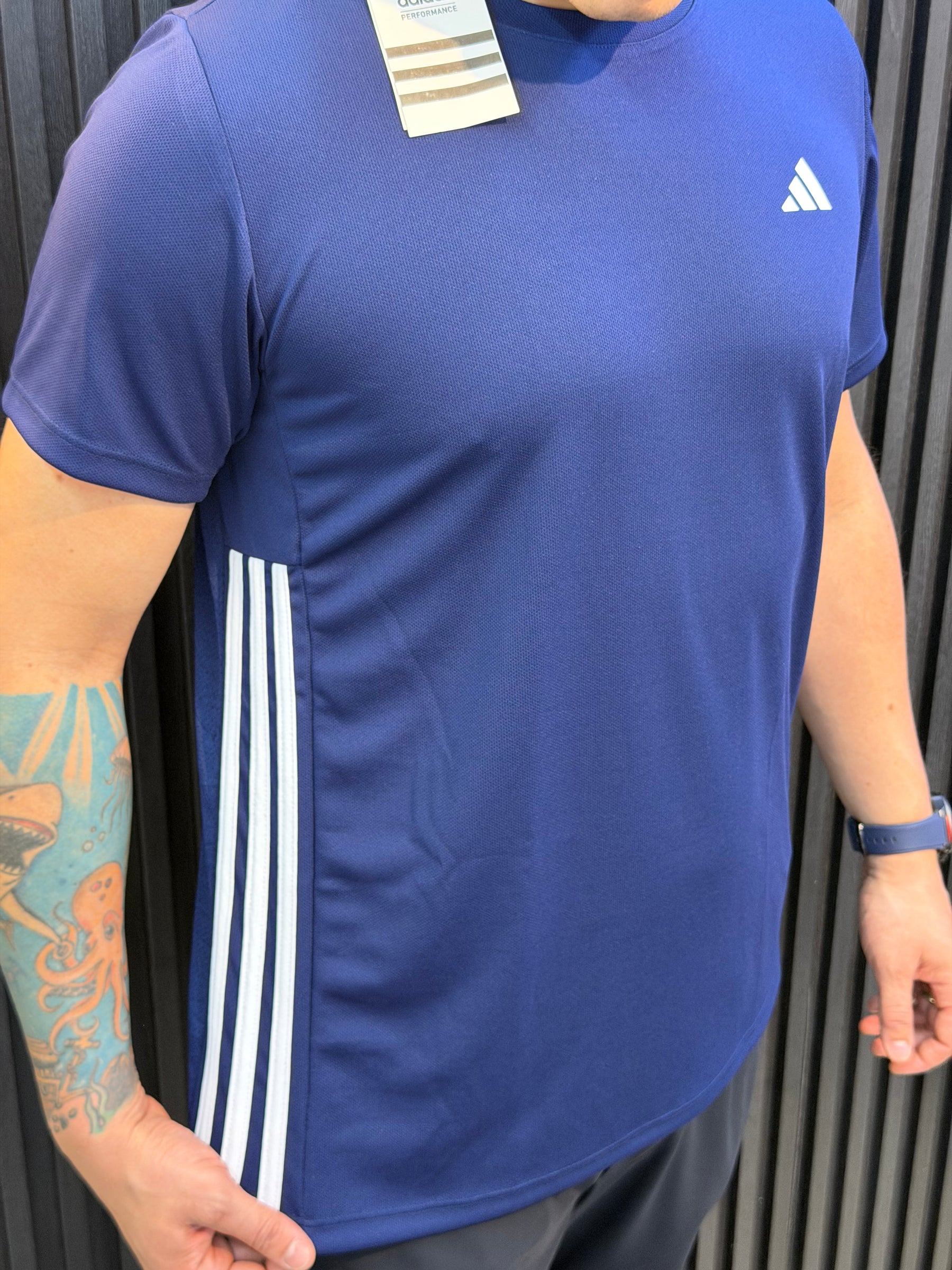 Camiseta Dri-fit - Adidas 3 faixa