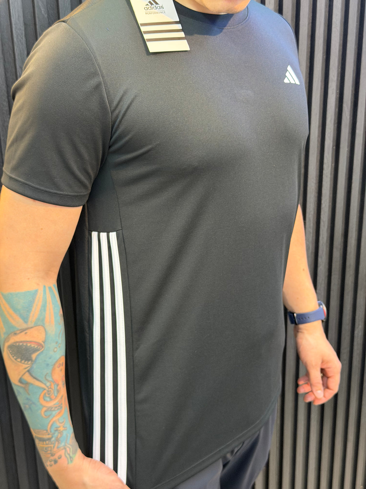 Camiseta Dri-fit - Adidas 3 faixa