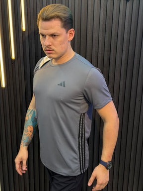 Camiseta Dri-fit - Adidas 3 faixa