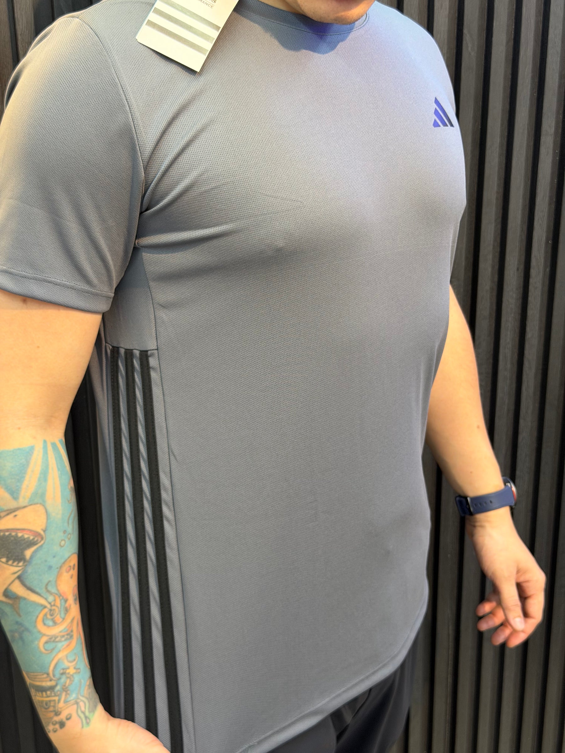 Camiseta Dri-fit - Adidas 3 faixa