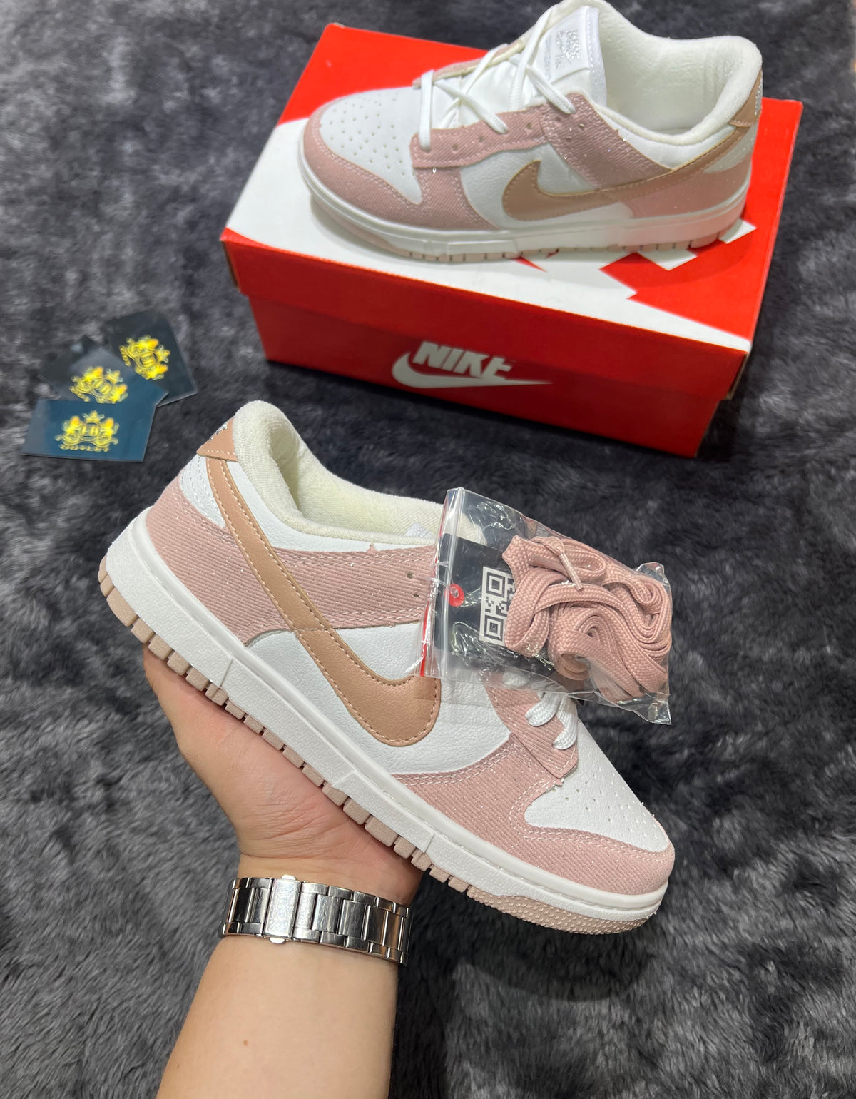 Dunk Low salmão / brilhante  lançamento