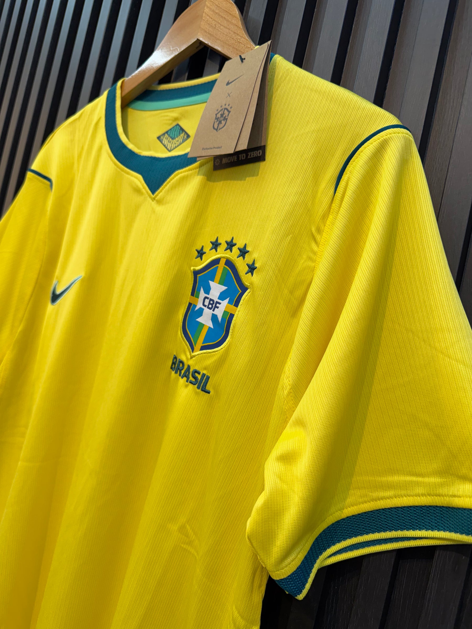 Camiseta Seleção Brasileira Dri-Fit Modelo Torcedor + Boné Exclusivo Grátis