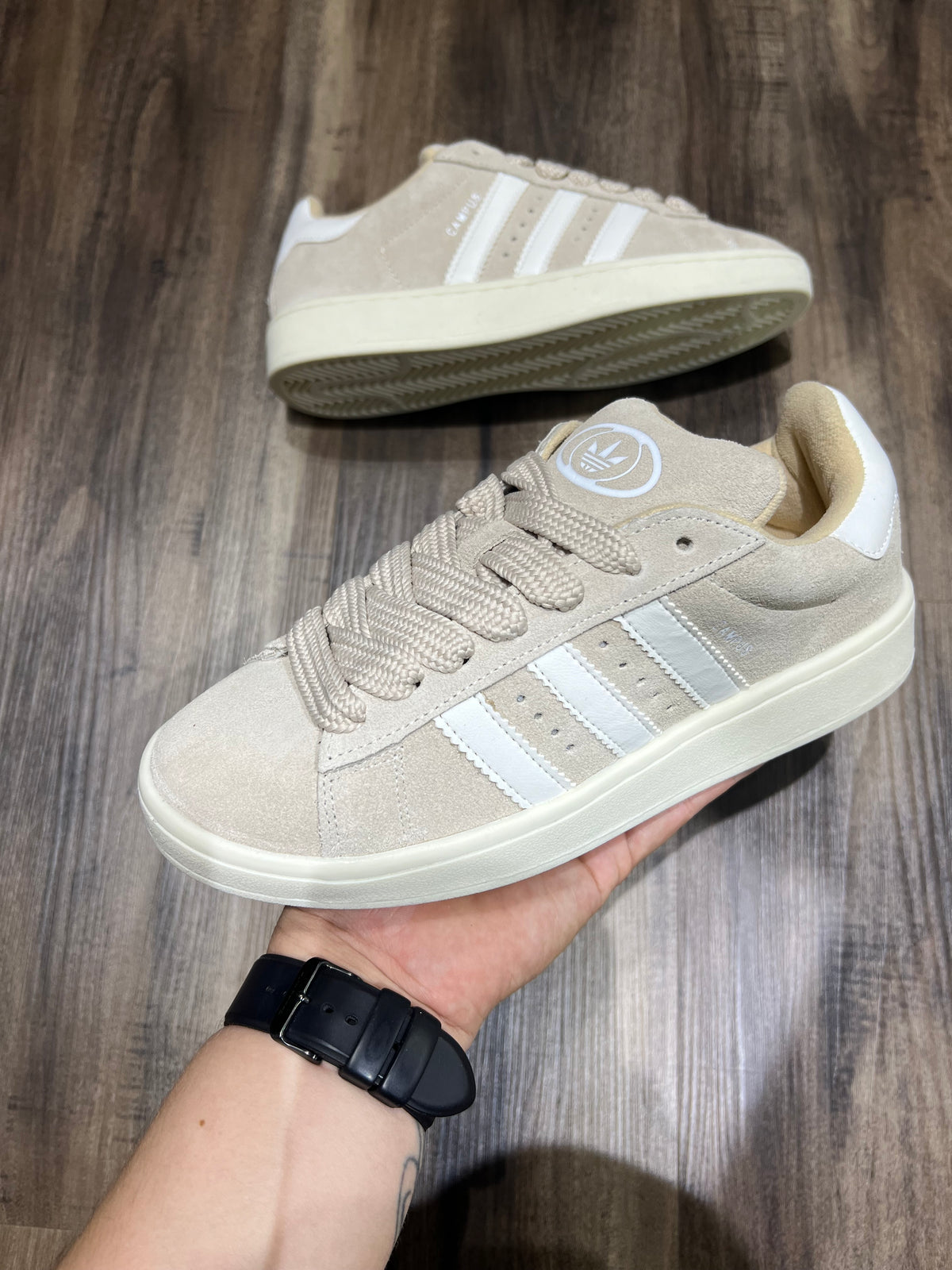 Adidas campus lançamento + relógio brinde