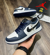 Jordan 1 Low  Preto Lançamento + relógio de Brinde