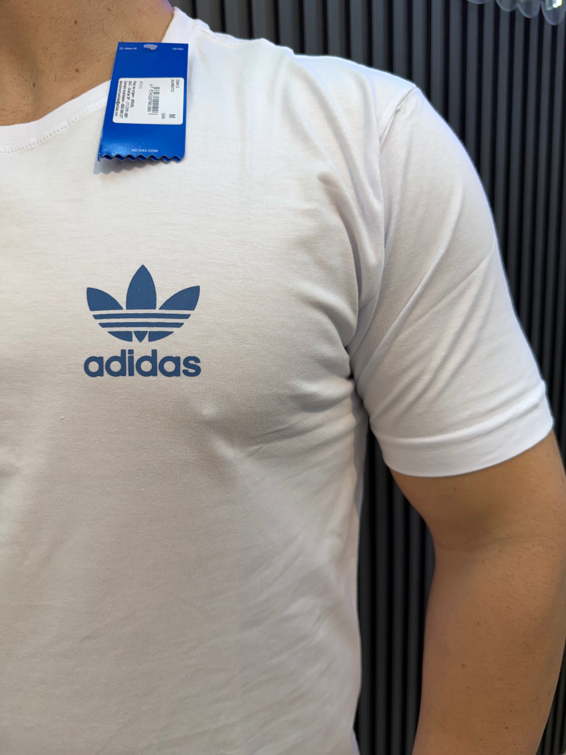 Camiseta Adidas Classic Algodão - Malha 30.1