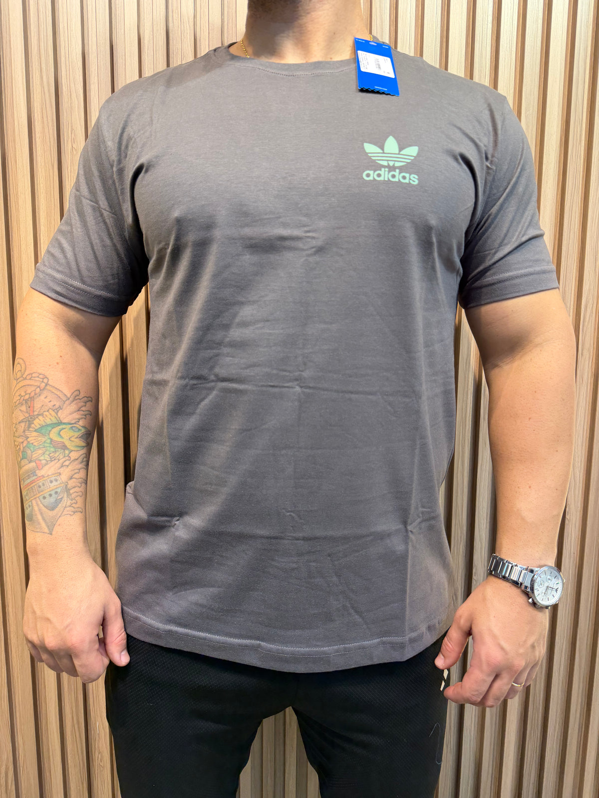 Camiseta Adidas Classic Algodão - Malha 30.1