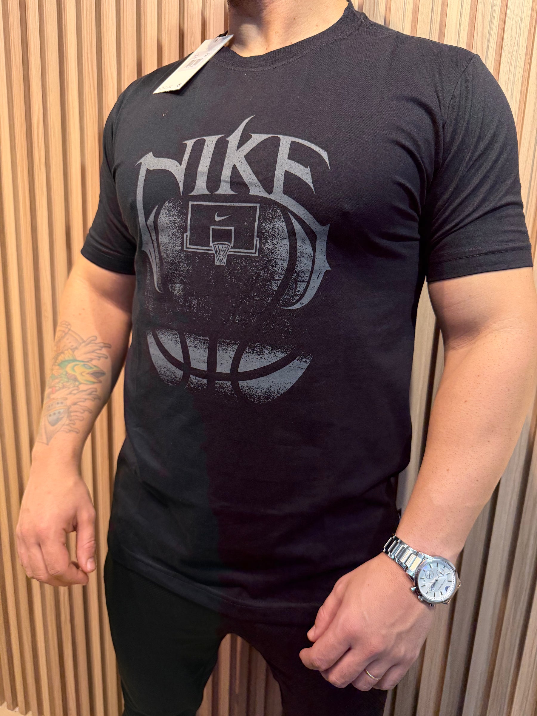Camiseta Nike Tee OC Erkek Beyaz - Malha 30.1