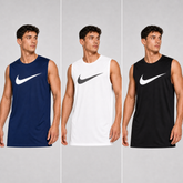 Kit 3 Regatas Nike Dri-Fit