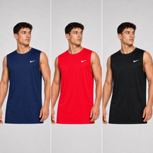 Kit 3 Regatas Nike Dri-Fit