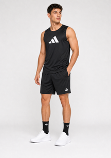 Kit Adidas Dri-Fit: Regata + Shorts + Meia (Modelo 1)