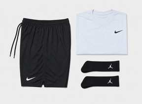 Kit Nike Dri-Fit: Camiseta + Shorts + Meia