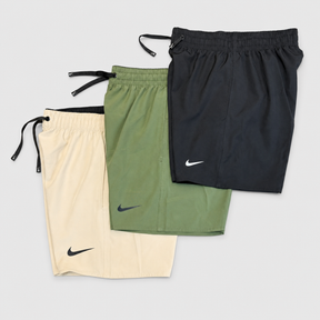 Kit 3 Bermudas Nike Dri-Fit corte reto Masculinas