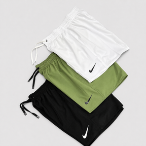 Kit 3 Bermudas Nike Dri-Fit corte reto Masculinas