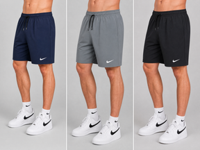 Kit 3 Bermudas Nike Dri-Fit corte reto Masculinas