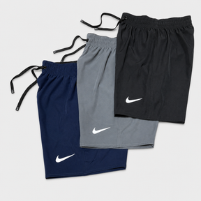 Kit 3 Bermudas Nike Dri-Fit corte reto Masculinas