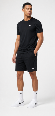 Kit Nike Dri-Fit: Camiseta + Shorts + Meia